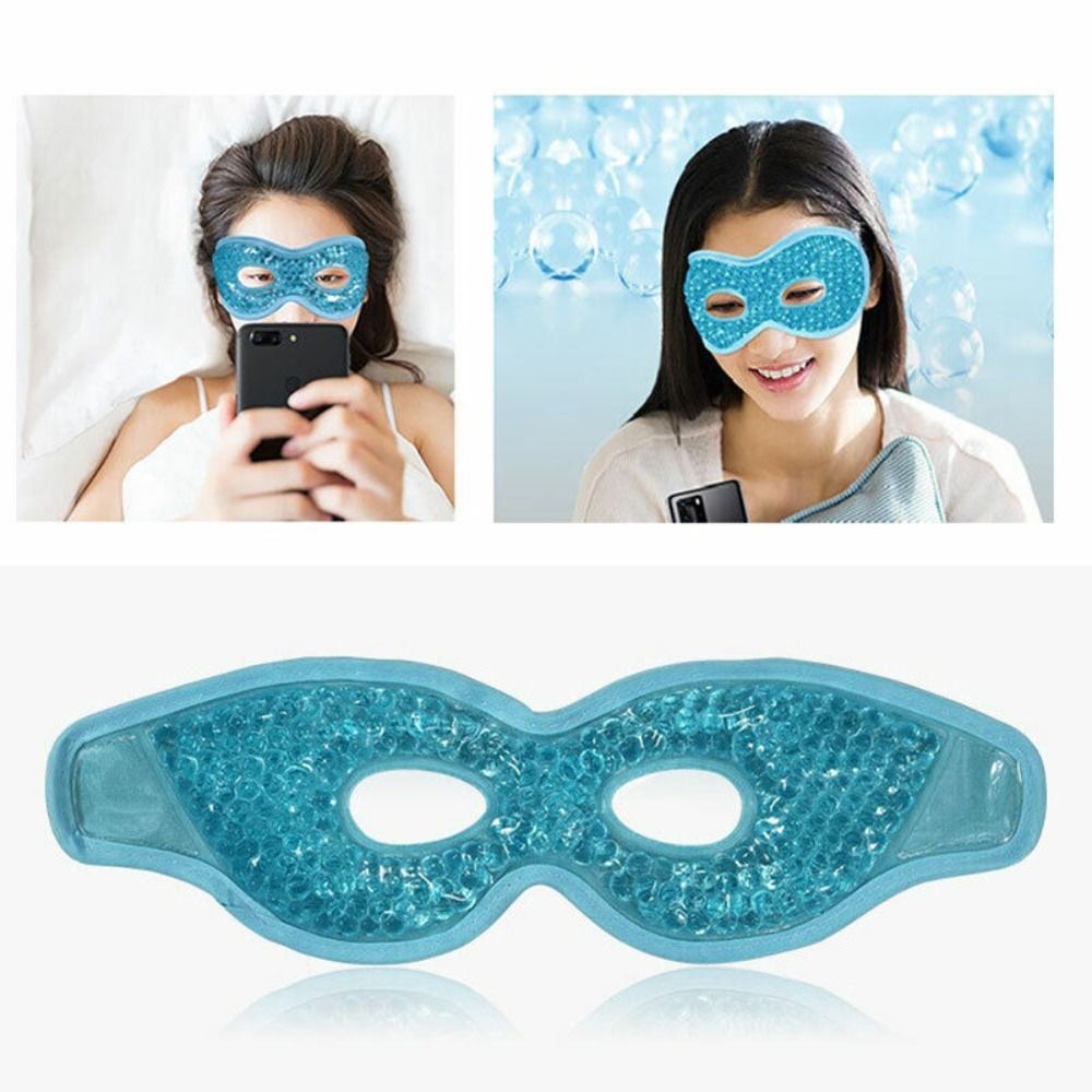 Eye Mask Heated - Comfortable Reusable Cooling Gel Eye Mask