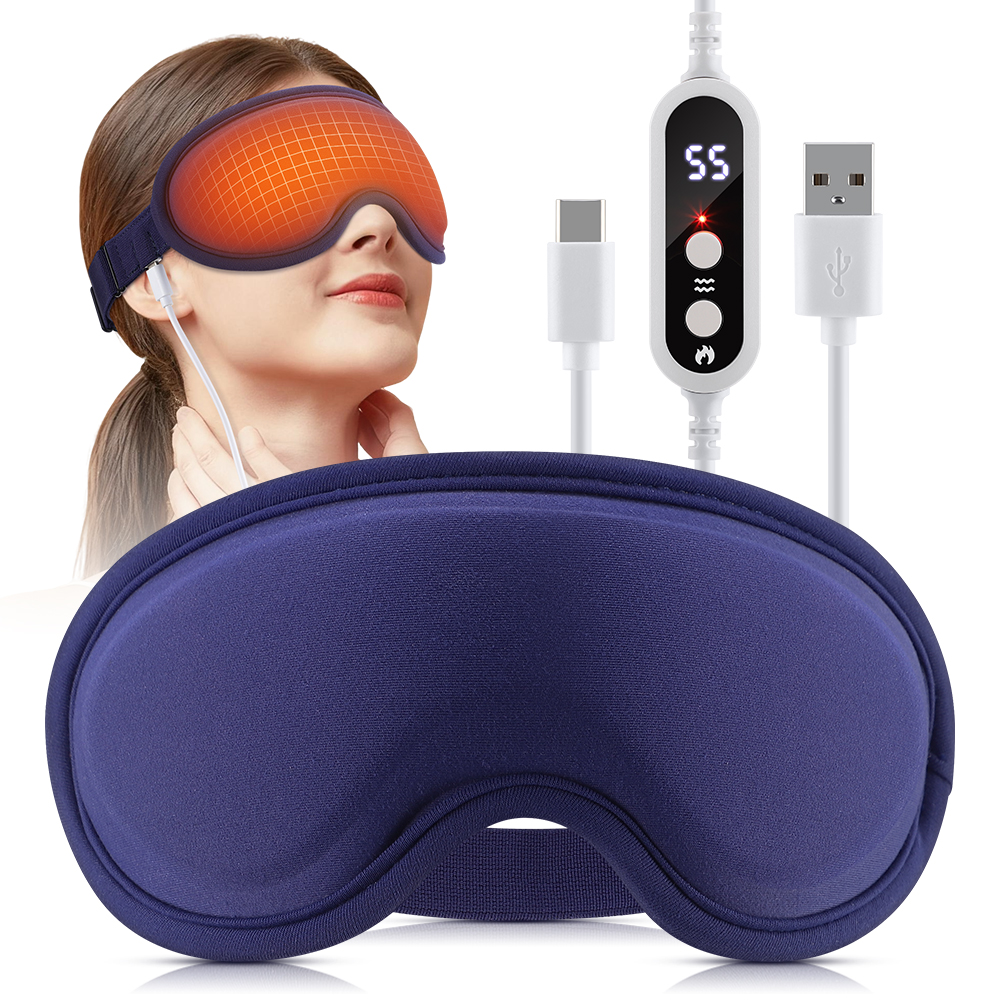 Eye Mask Heated - Hot Compress Eye Mask 6 Vibration