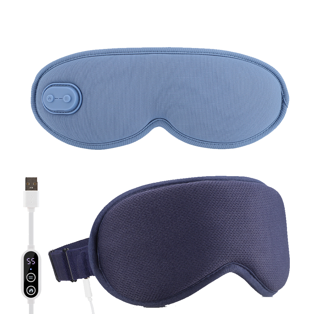 Eye Mask Heated - 3D Eye Massager 5 Vibration 3