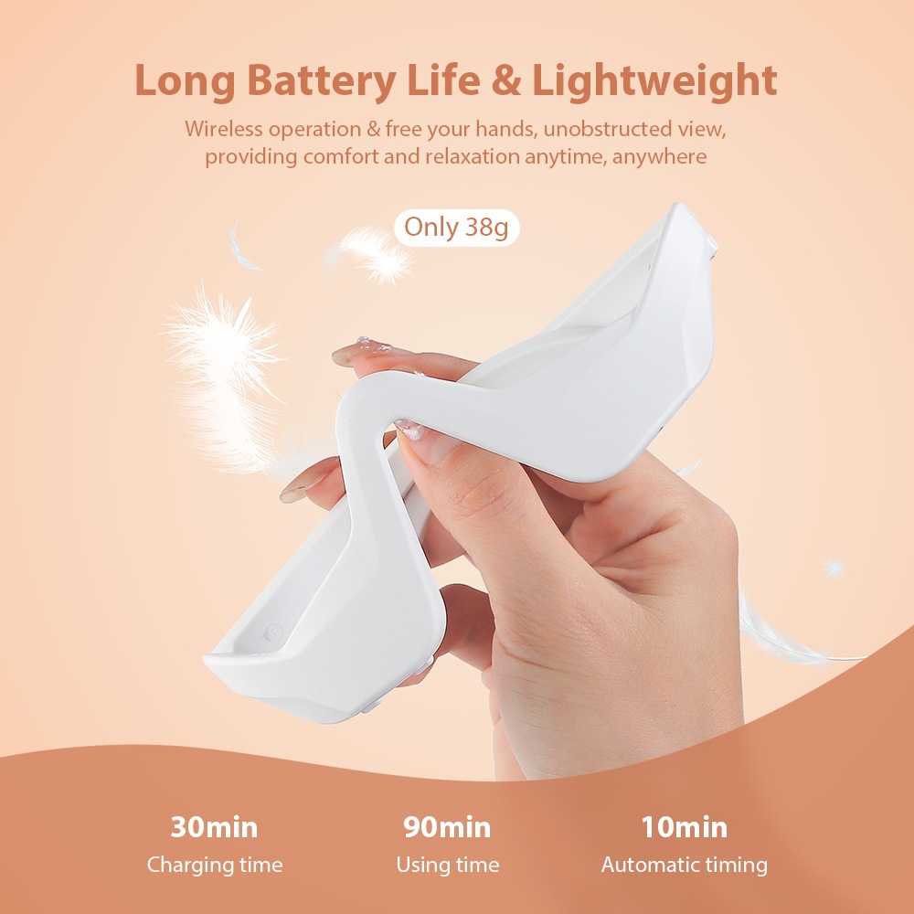 Eye Mask Heated - 3D Eye Massager with Heat &