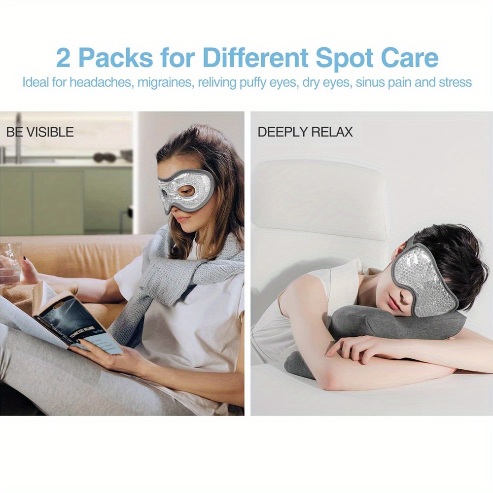 2Pcs/Set Gel Eye Mask Cooling  – Eye Mask Heated recenzja i cena