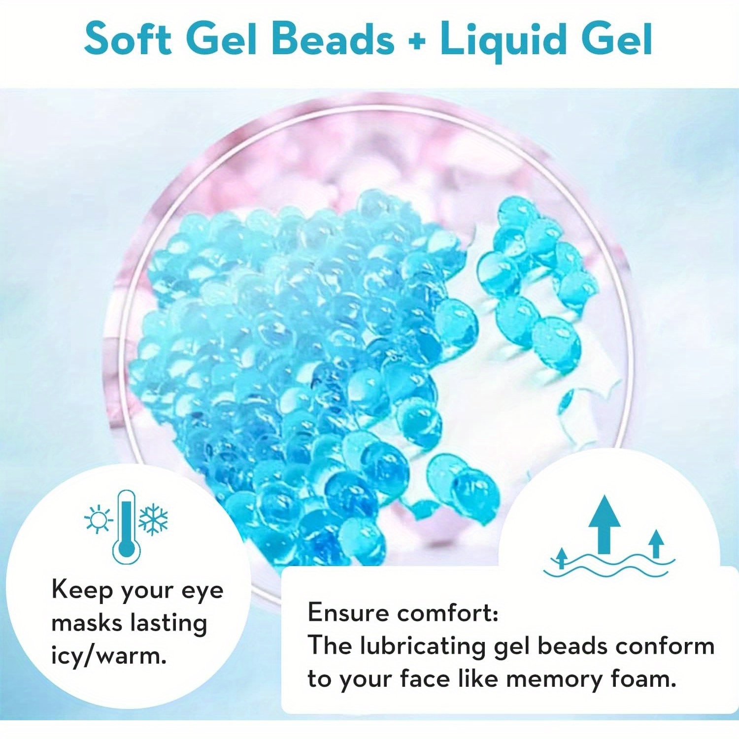 2Pcs/Set Gel Eye Mask Cooling  – Eye Mask Heated recenzja i cena