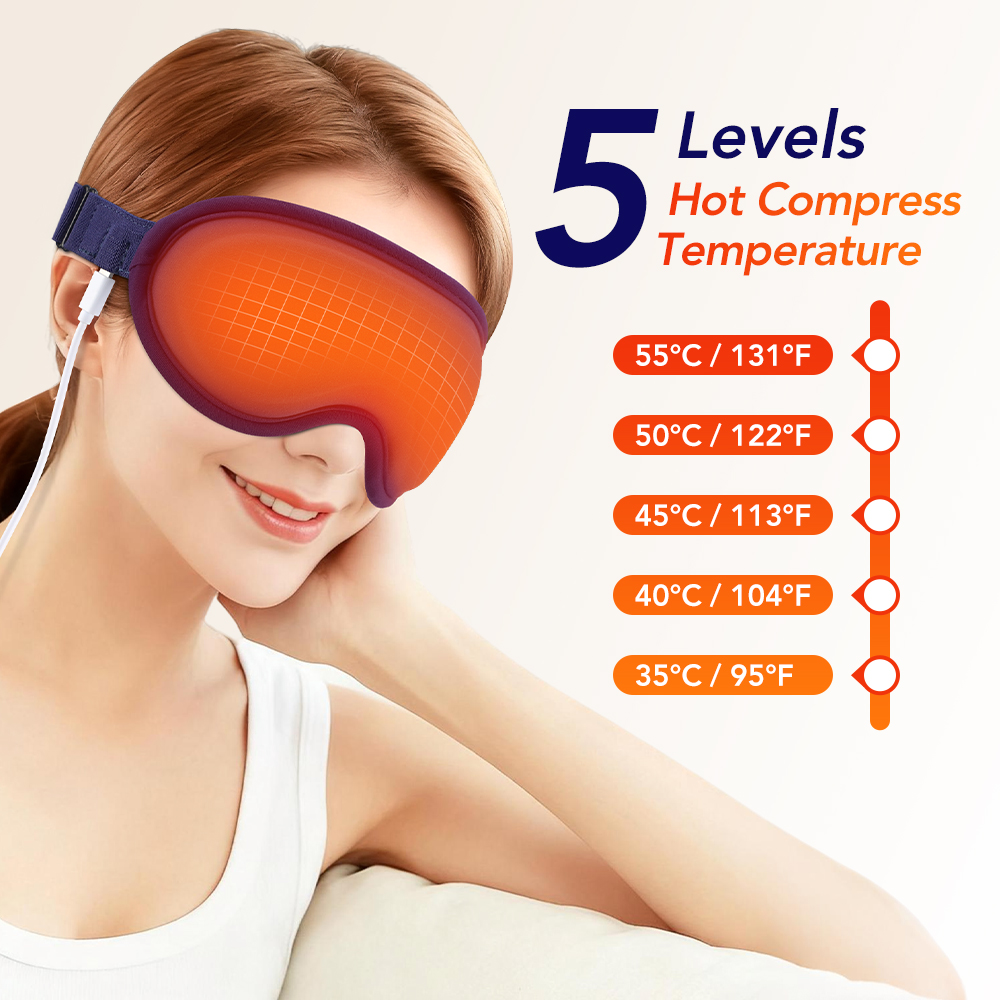 Hot Compress Eye Mask 6 Vibrat – Eye Mask Heated recenzja i cena
