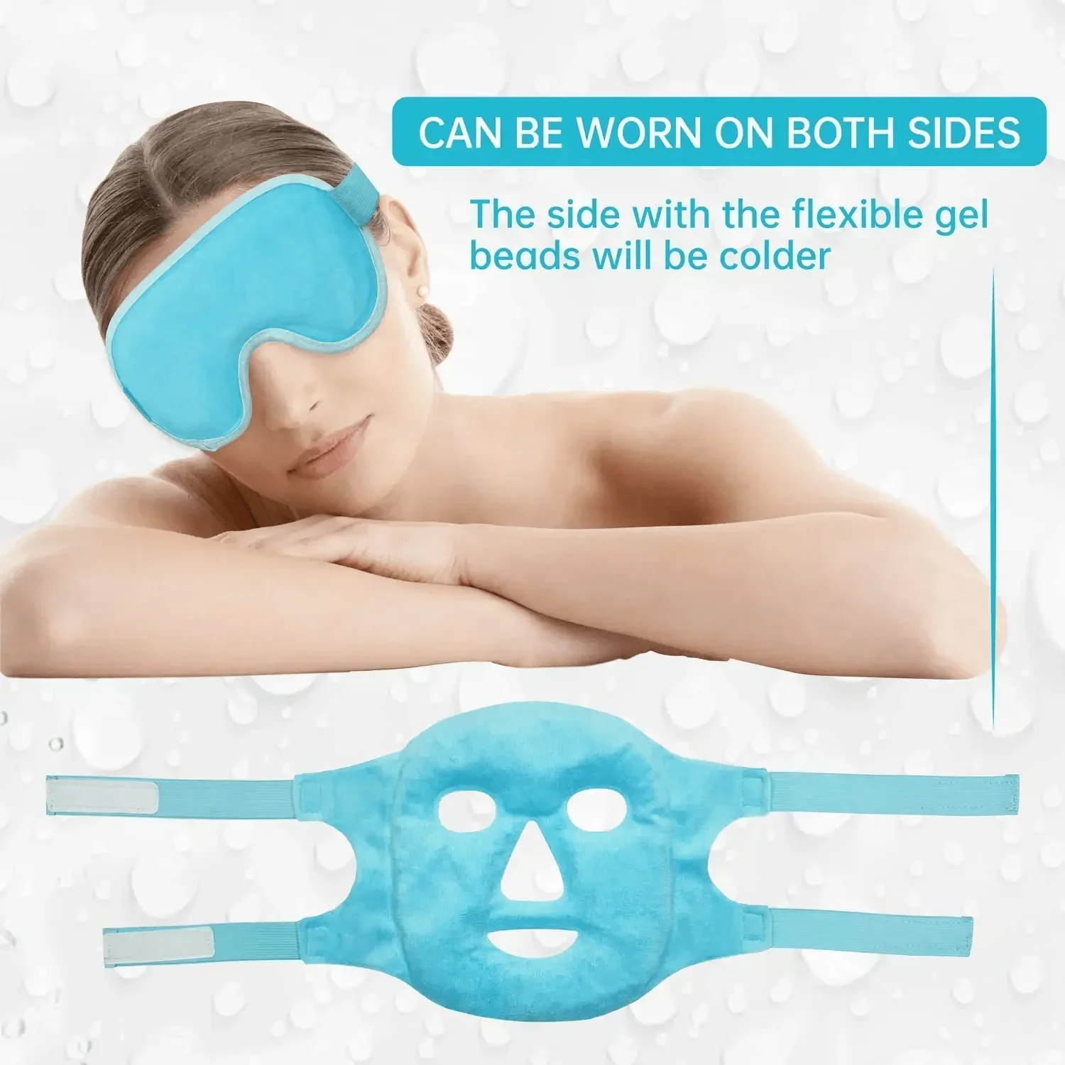 Gel Cooling Ice Face Eye Mask  – Eye Mask Heated recenzja i cena